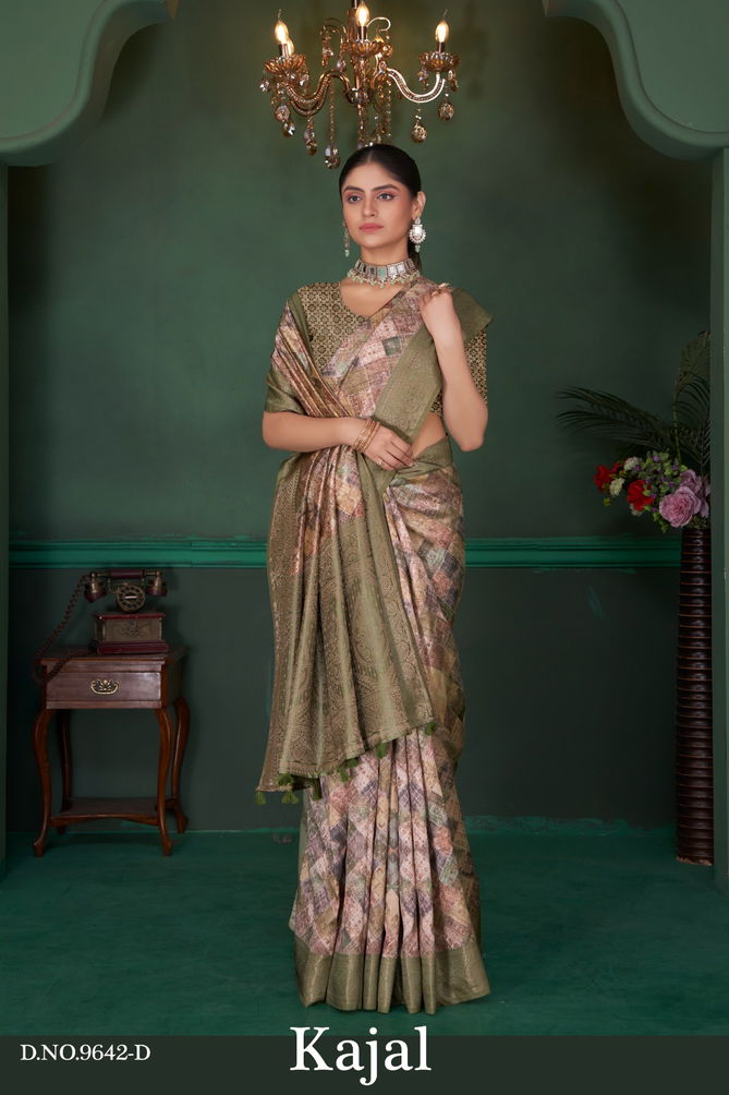 Kajal By Src Soft Silk Digital Printed Sarees Wholesale Price In Surat